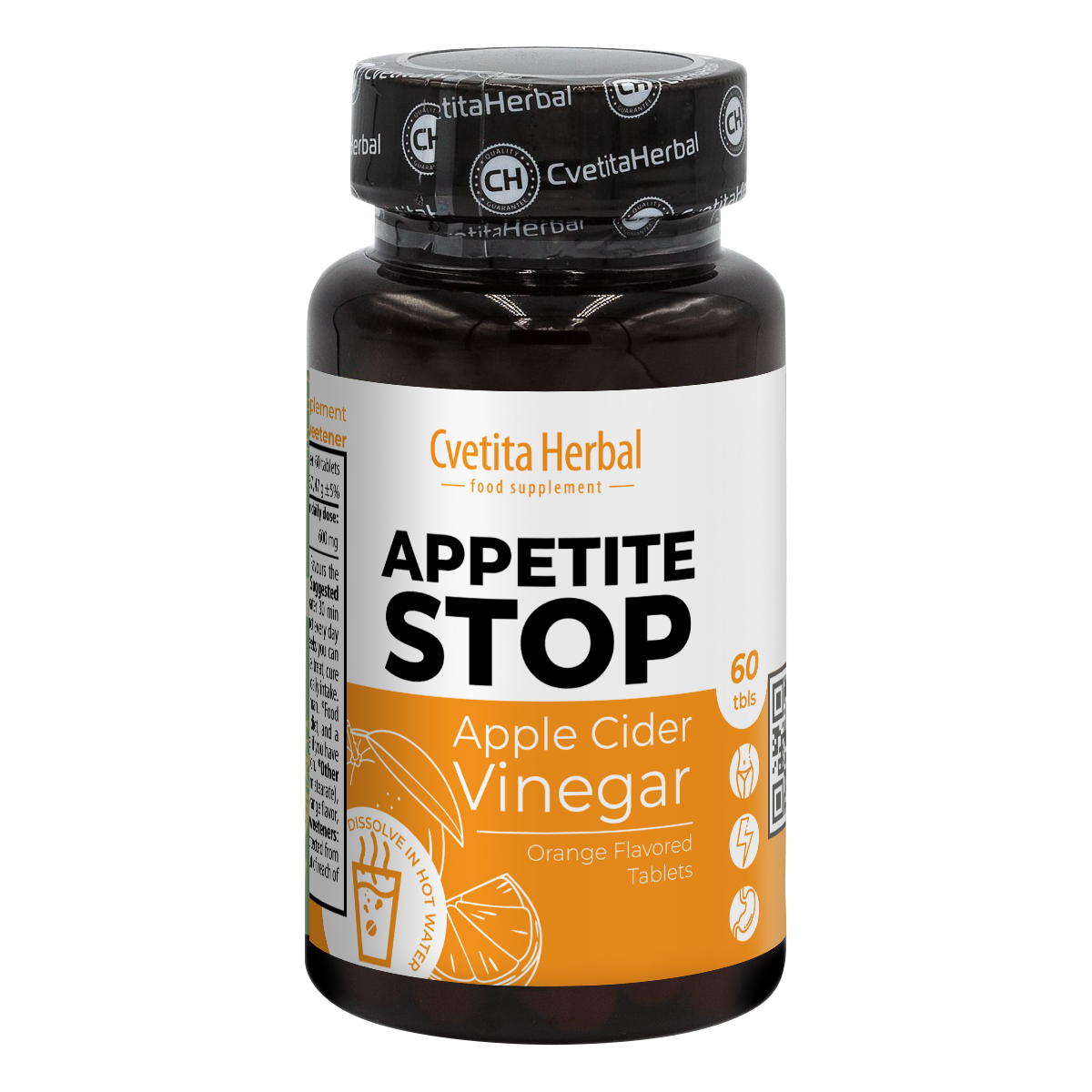 Apple Cider Vinegar "Orange" - Appetite Stop (60 tabliet)