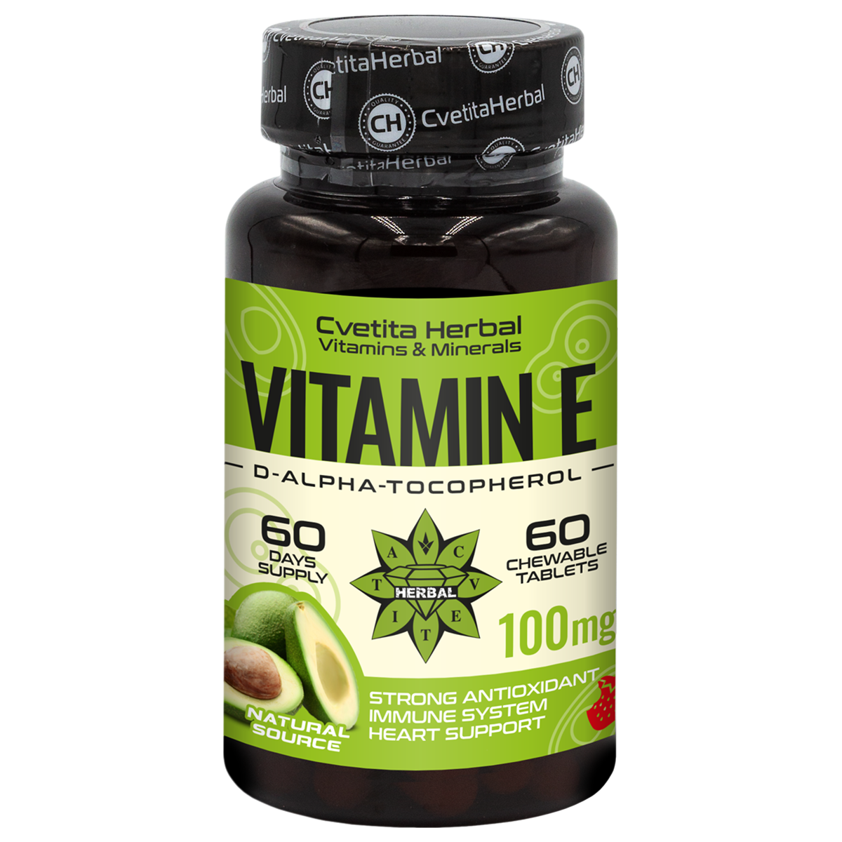Vitamin E - Chewable (60 tabliet x 100 mg)