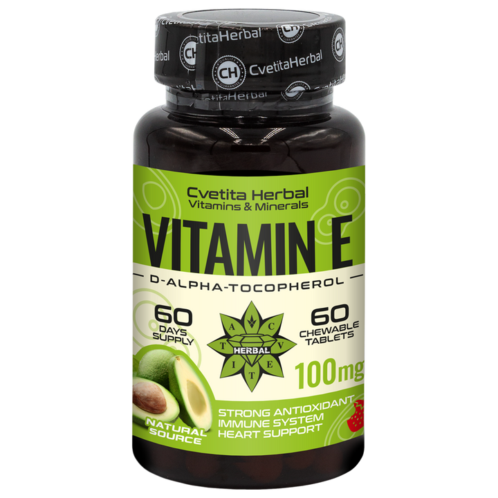 Vitamin E - Chewable (60 tabliet x 100 mg)