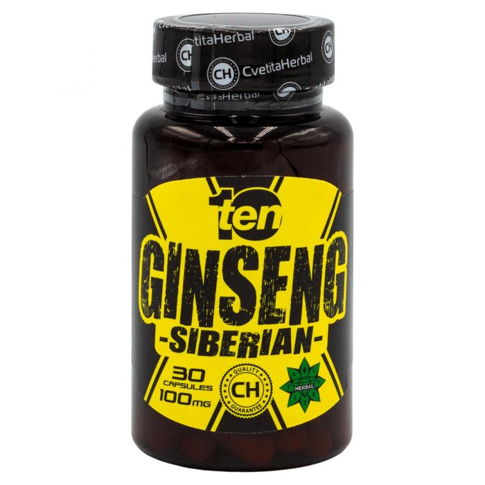 Kapsuly zo sibírskeho ženšenu - 10/ten (30 kaps x 100mg)