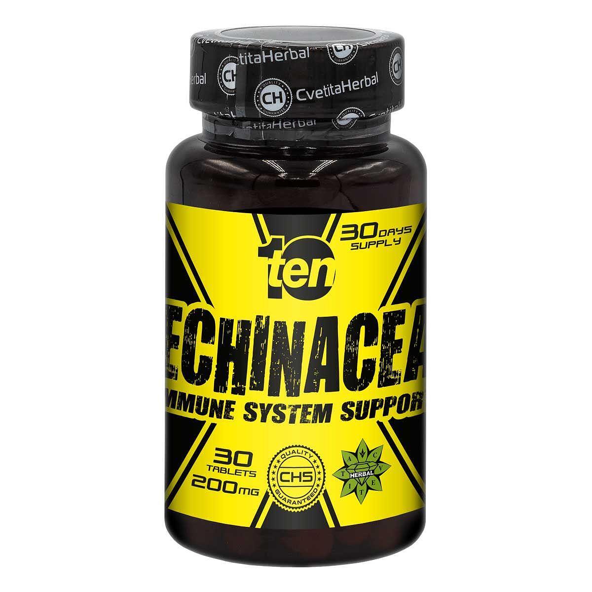Tablety Echinacea 10/ten (30 tabliet x 200 mg)
