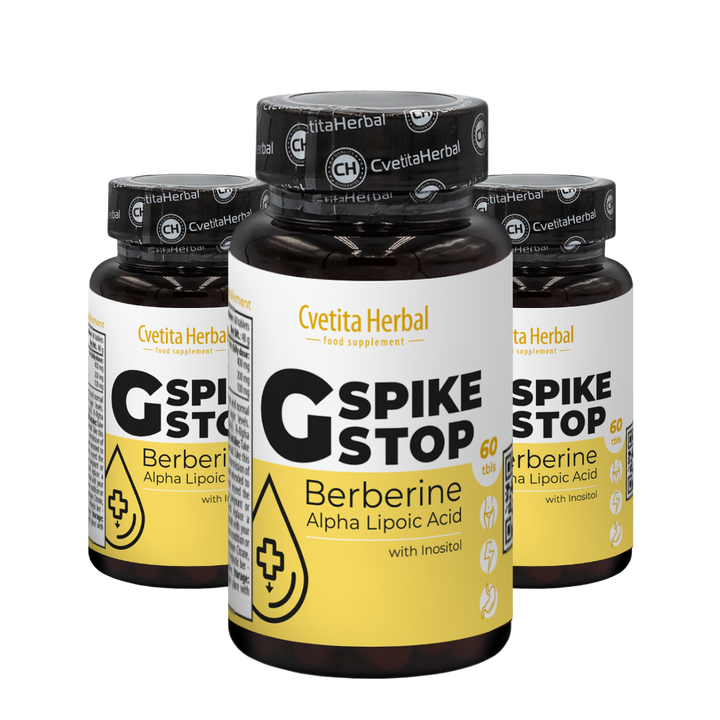 G Spike Stop - Berberín, Inositol, Alfa lipoová kyselina (60 tabliet)