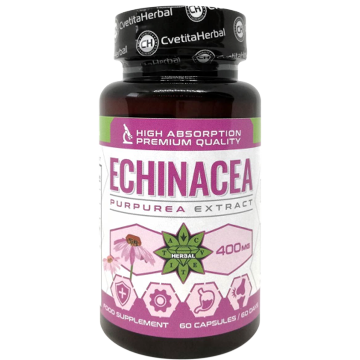 Echinacea kapsuly (400 mg)