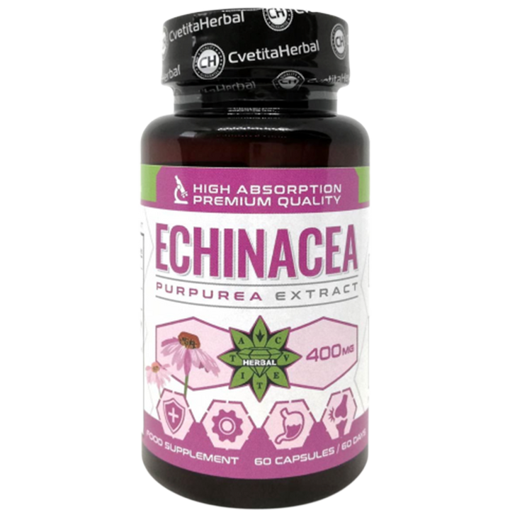 Echinacea kapsuly (400 mg)