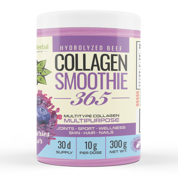 Kolagénové smoothie "Čučoriedka" – Collagen Smoothie 365 (300 g)