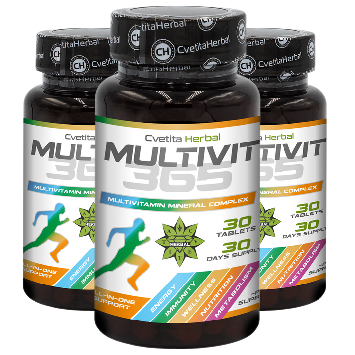 MultiVit 365 - Multivitamin Mineral Complex (30 tabliet)