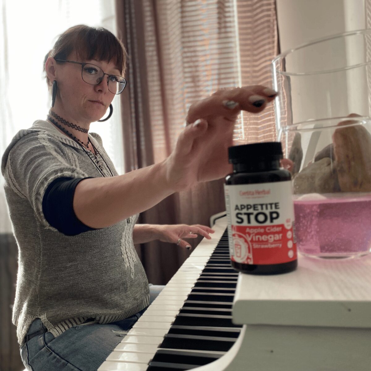 Jablčný ocot "Jahoda" - Appetite Stop (60 tabliet)