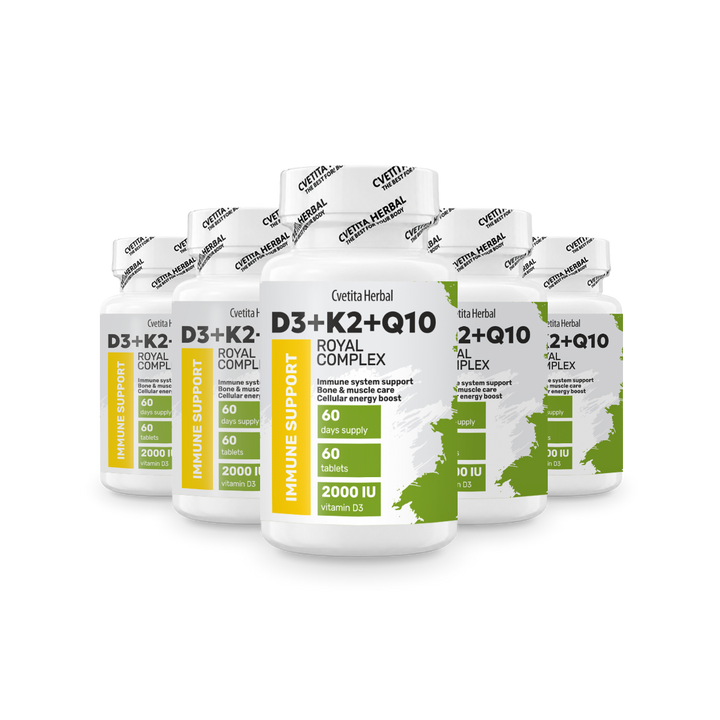 Vitamín D3 + K2 + Q10 (60 tabliet)