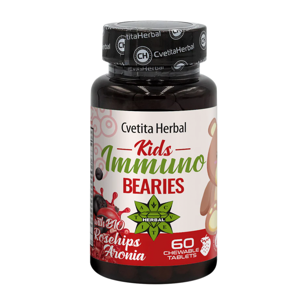 Detský imunitný stimulant "Šípka" - Kids Immuno Bearies (30 tabliet)