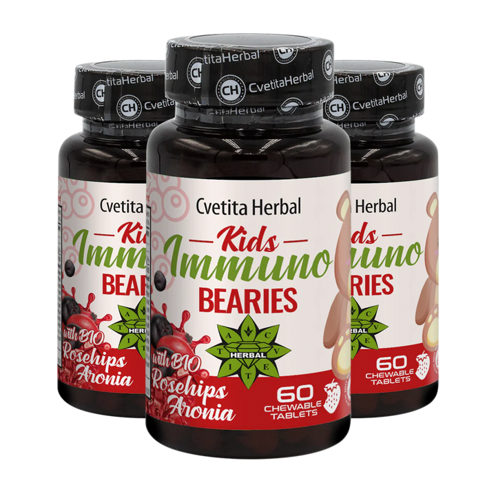 Detský imunitný stimulant "Šípka" - Kids Immuno Bearies (30 tabliet)