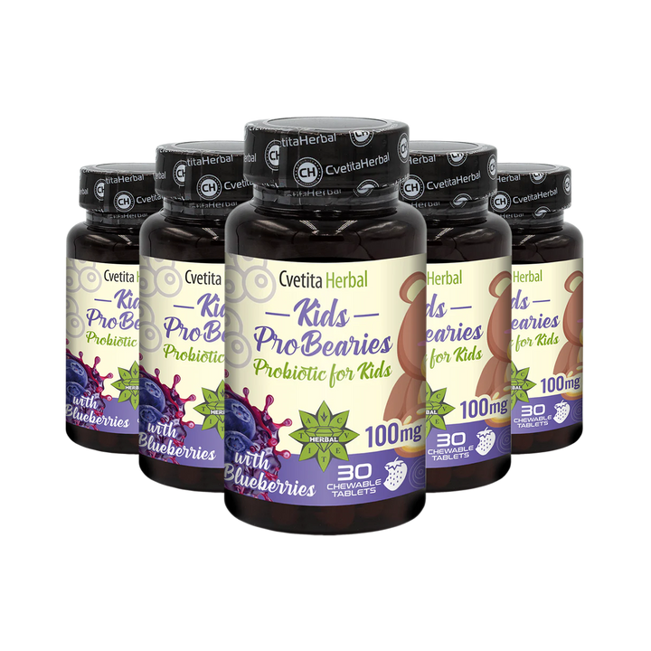 Detské probiotiká "Čučoriedky" - Kids ProBearies (30 tabliet)