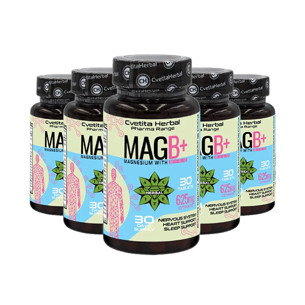 Magnesium Citrate 625mg - Citrát horčíka - 30 tabliet