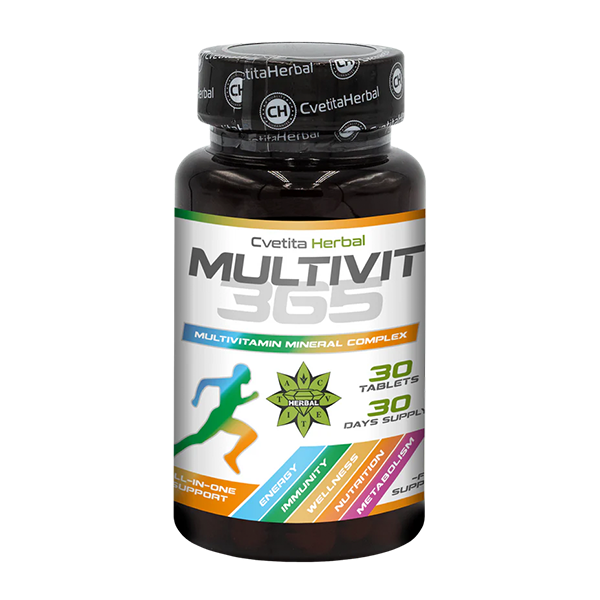 MultiVit 365 - Multivitamin Mineral Complex (30 tabliet)