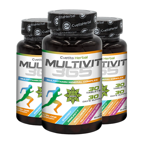 MultiVit 365 - Multivitamin Mineral Complex (30 tabliet)