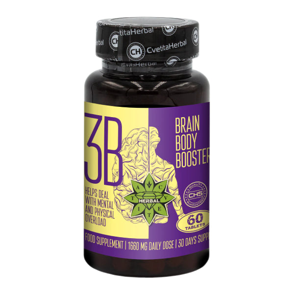 Taurín a sibírsky ženšen - Brain Body Booster (60 tabliet x 1660 mg)