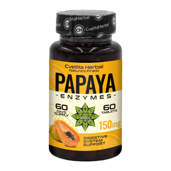 Enzýmy z papáje (60 tabliet x 150 mg)