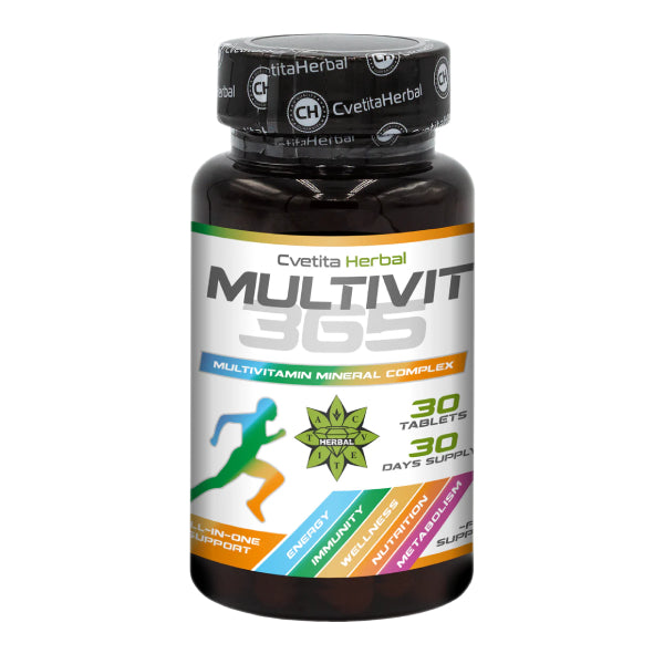 MultiVit 365 - Multivitamin Mineral Complex (30 tabliet)