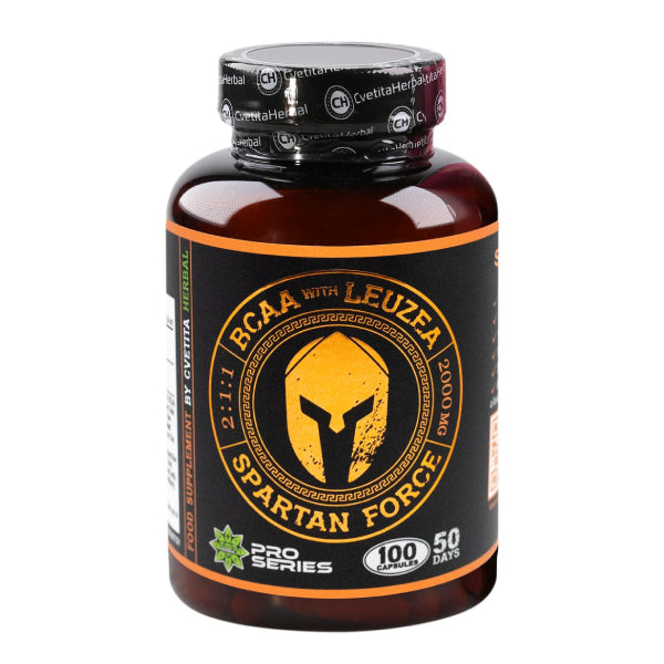 Leuzea a BCAA - Spartan Force (100 kapsúl)