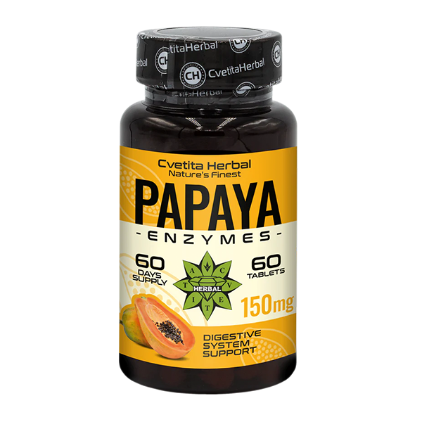 Enzýmy z papáje (60 tabliet x 150 mg)