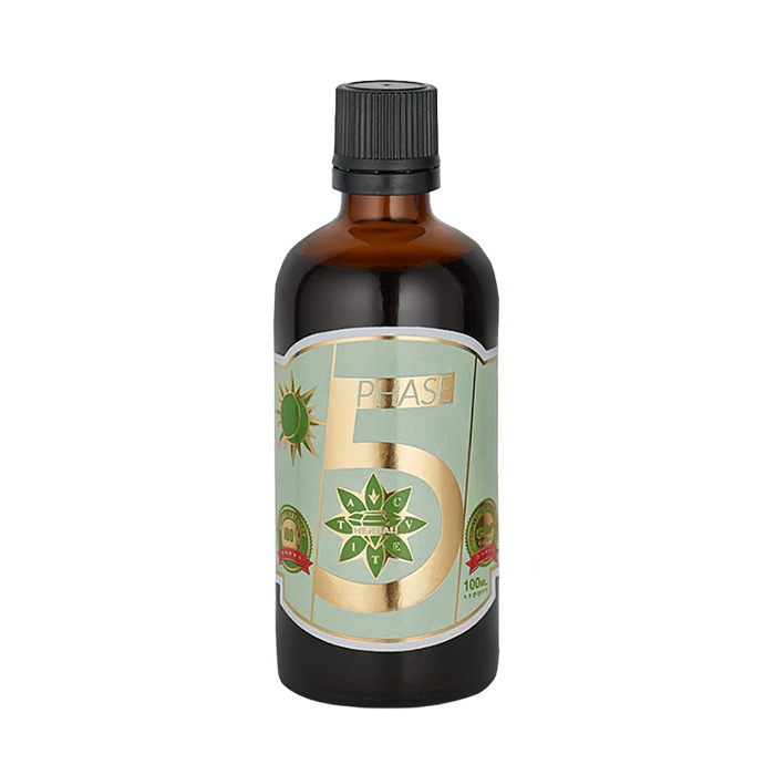 Extrakt z mäty, hlohu, valeriány - Phase 5 (100 ml)