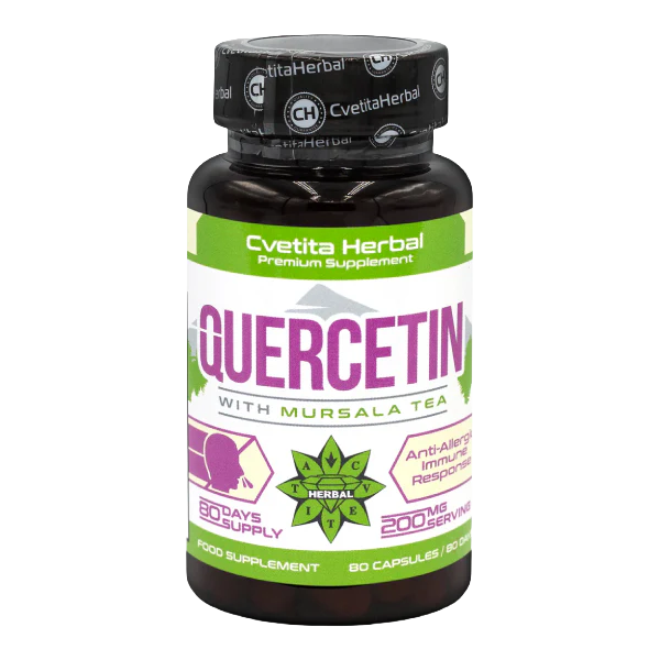 Quercetin and Mursal Tea (80 kapsúl x 200 mg)
