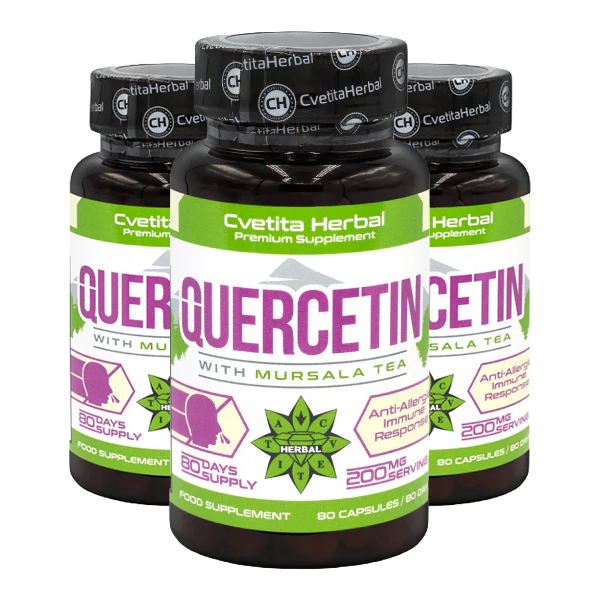 Quercetin and Mursal Tea (80 kapsúl x 200 mg)