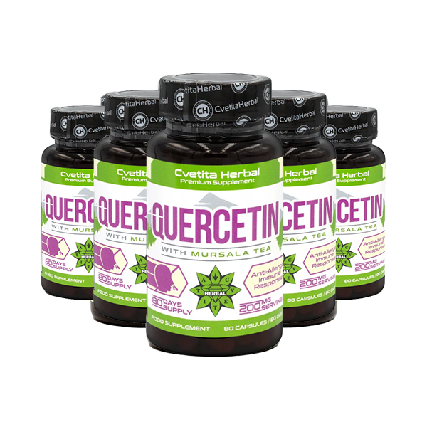 Quercetin and Mursal Tea (80 kapsúl x 200 mg)