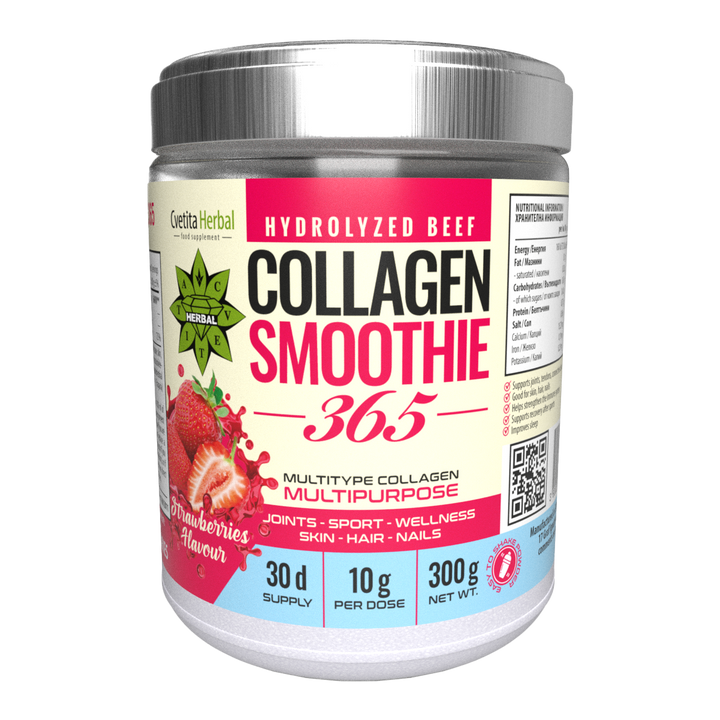 Kolagénové smoothie "Čučoriedka" – Collagen Smoothie 365 (300 g)