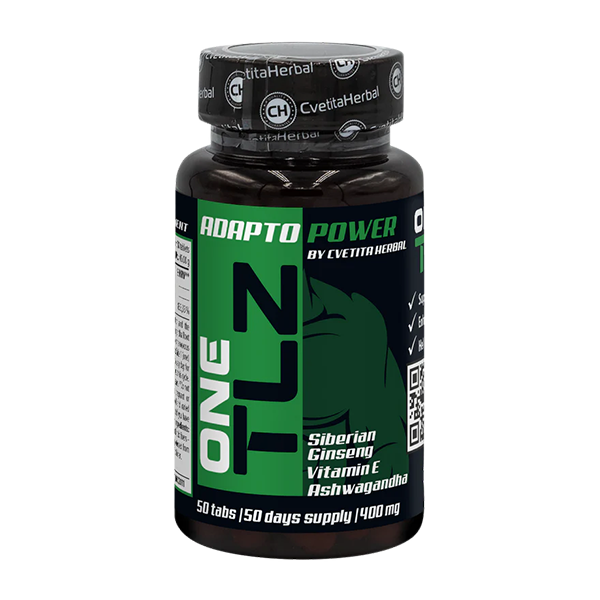 TLZ Adapto Power - Sibírsky žeň-šeň, Ashwagandha, vitamín E (50 tabliet)