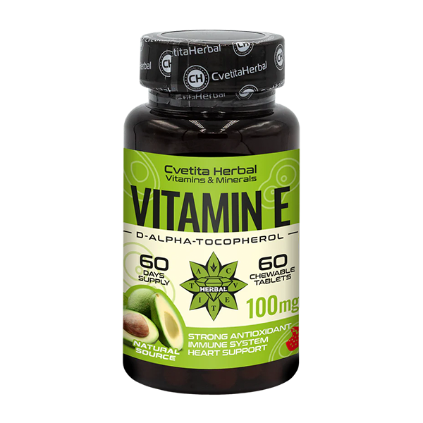 Vitamin E - Chewable (60 tabliet x 100 mg)