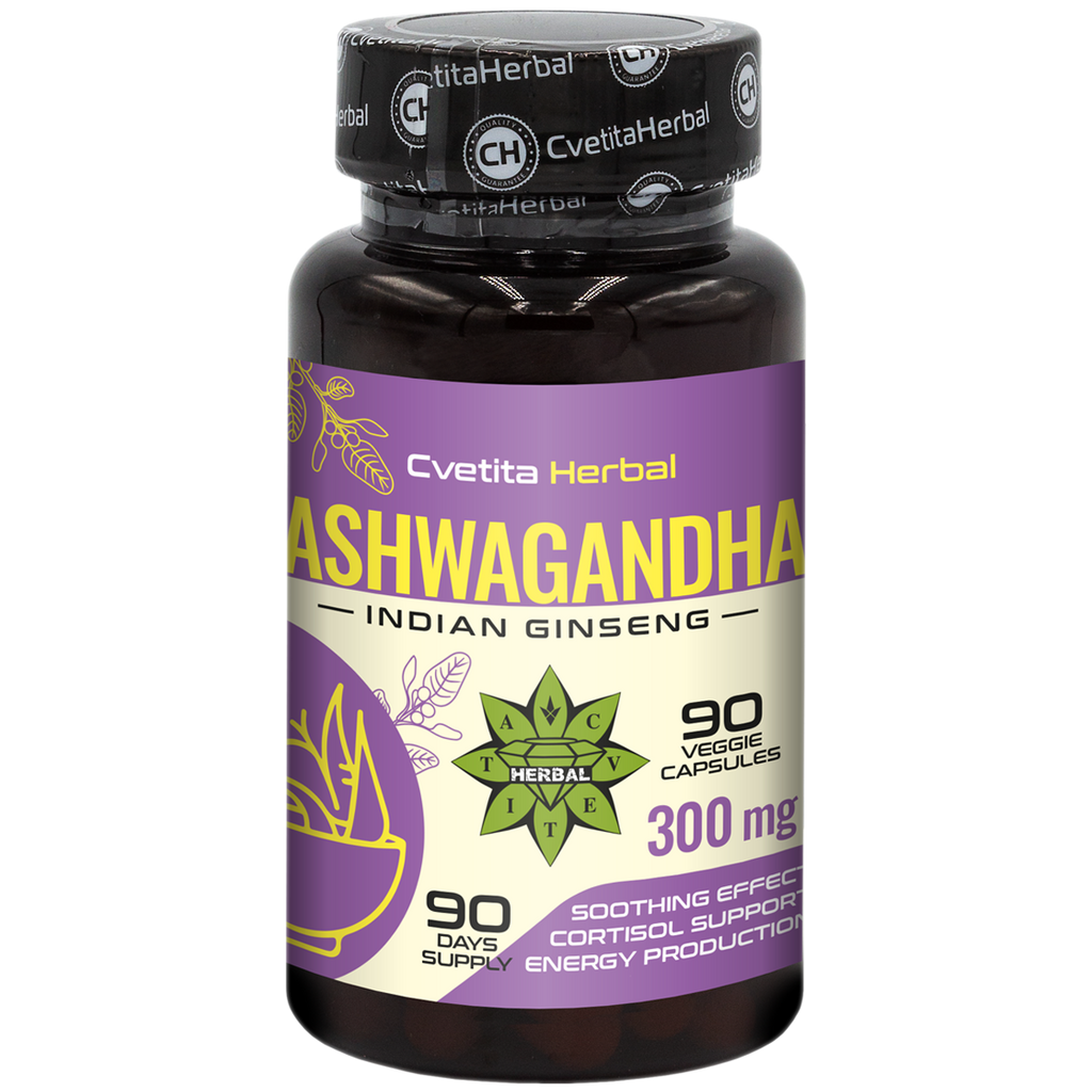 Extrakt z Ashwagandhy - Rastlinný (90 kapsúl x 300 mg)
