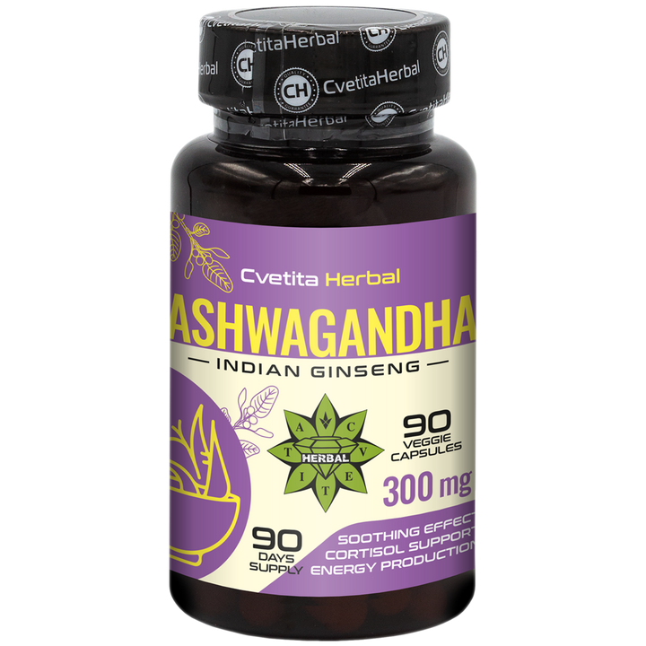 Extrakt z Ashwagandhy - Rastlinný (90 kapsúl x 300 mg)