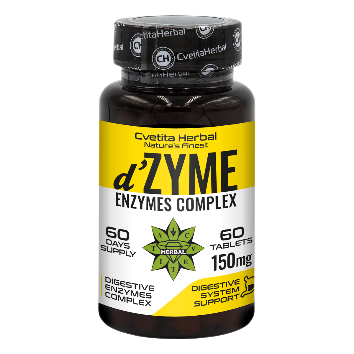 Multi-enzýmový komplex d'Zyme - d'Zyme (60 tabliet x 150 mg)