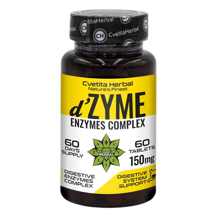 Multi-enzýmový komplex d'Zyme - d'Zyme (60 tabliet x 150 mg)