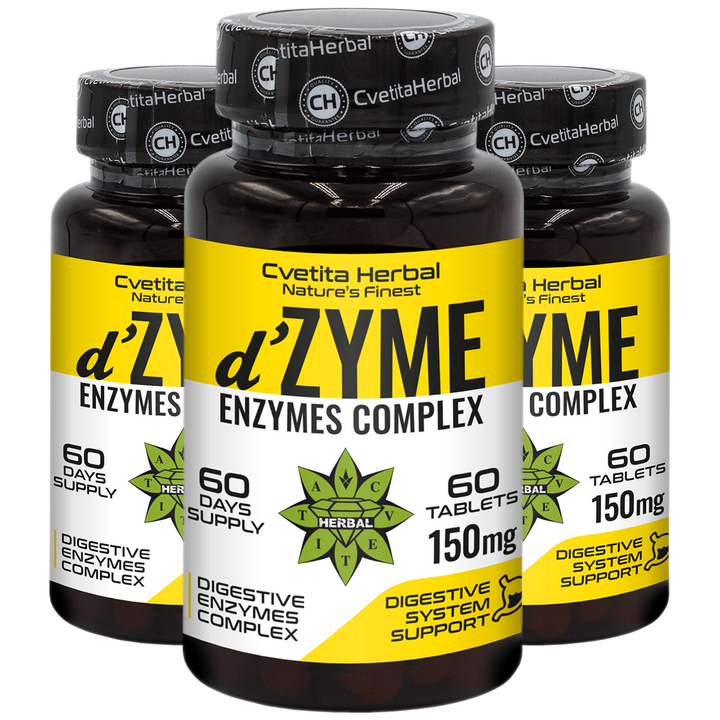 Multi-enzýmový komplex d'Zyme - d'Zyme (60 tabliet x 150 mg)