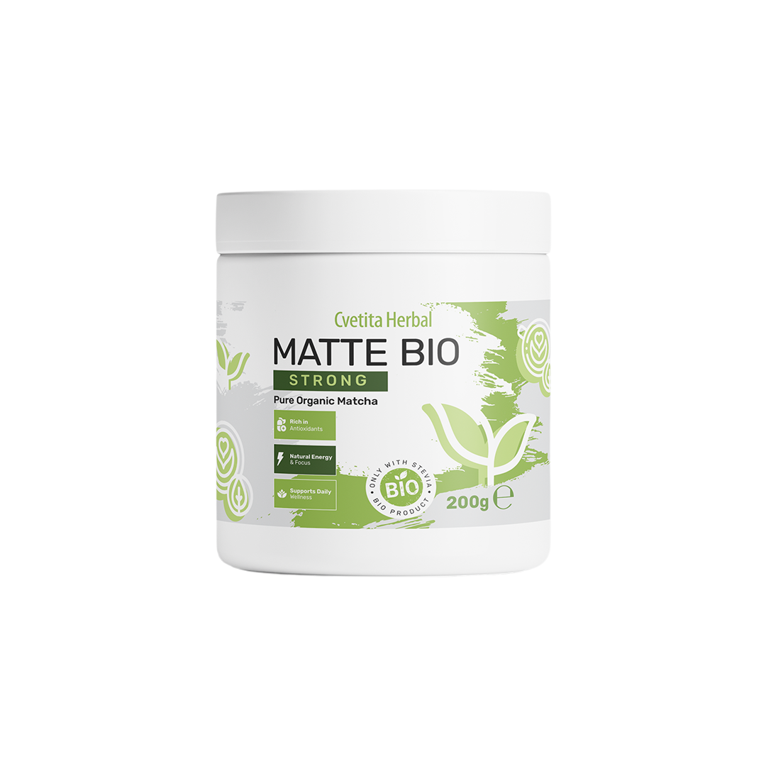 Matte Bio Strong - ORGANICKÉ MATCHA LATTE