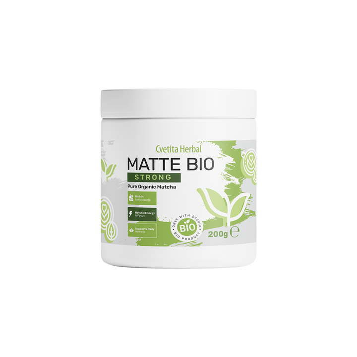 Matte Bio Strong - ORGANICKÉ MATCHA LATTE