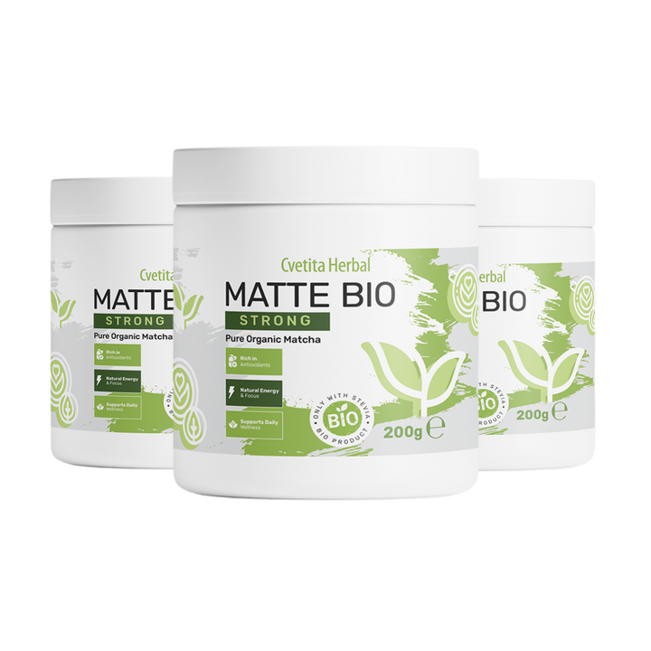 Matte Bio Strong - ORGANICKÉ MATCHA LATTE
