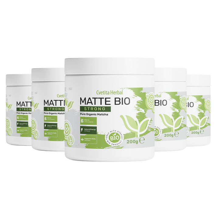 Matte Bio Strong - ORGANICKÉ MATCHA LATTE