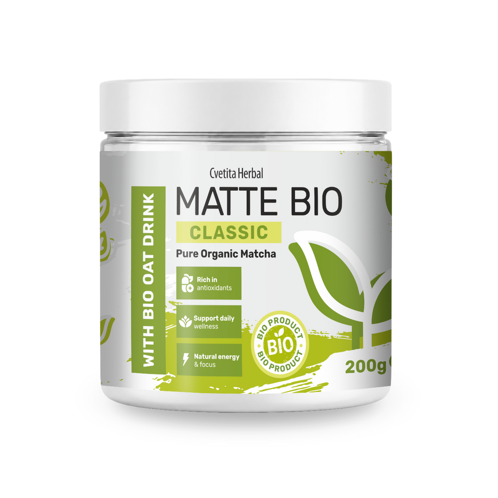 Matte Bio Classic - bio matcha prášok 200 g od Cvetita Herbal