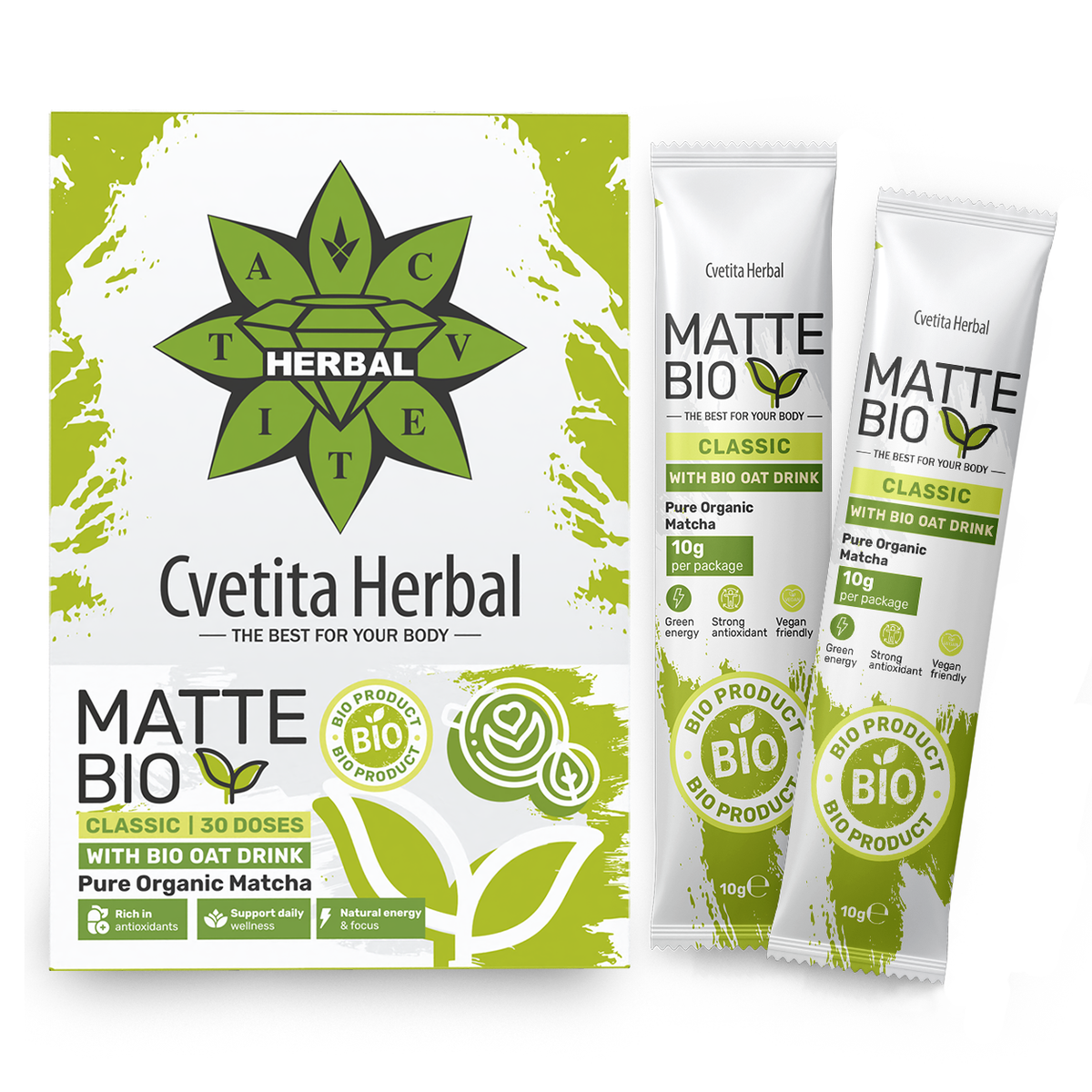 MATTE BIO CLASSIC – balenie s 30 sáčkami
