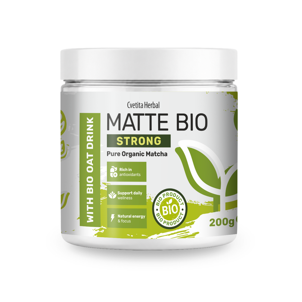 Matte Bio Strong - bio matcha prášok 200 g od Cvetita Herbal
