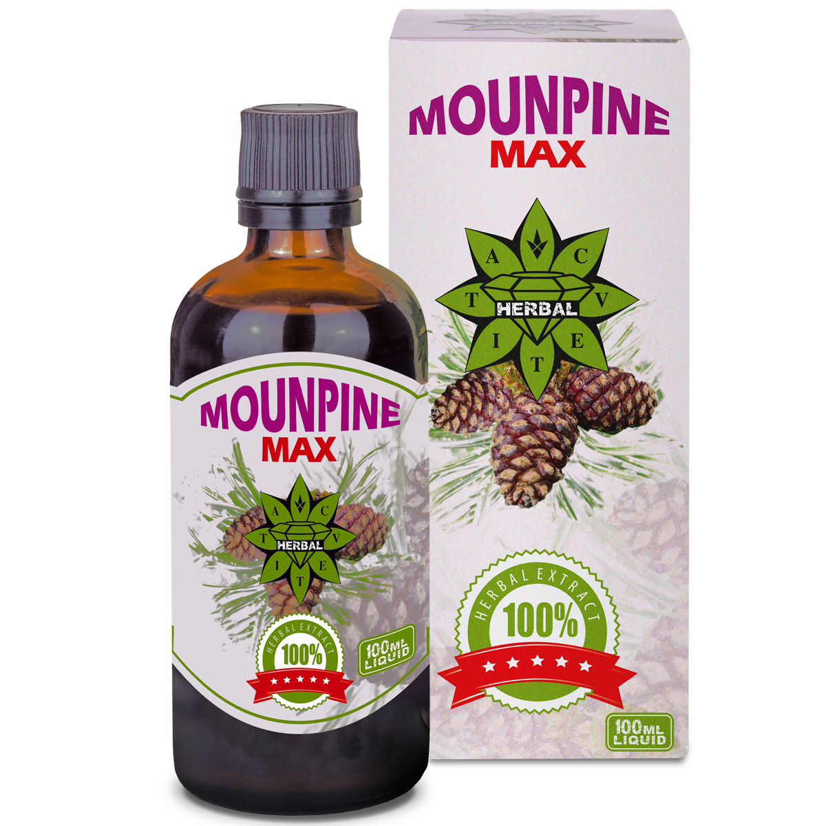 Bulharský alpínsky extrakt zo šišiek borovice - Pinugenil – Mounpine Max (100 ml)