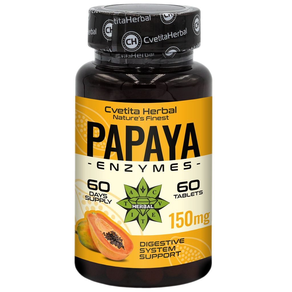 Enzýmy z papáje (60 tabliet x 150 mg)