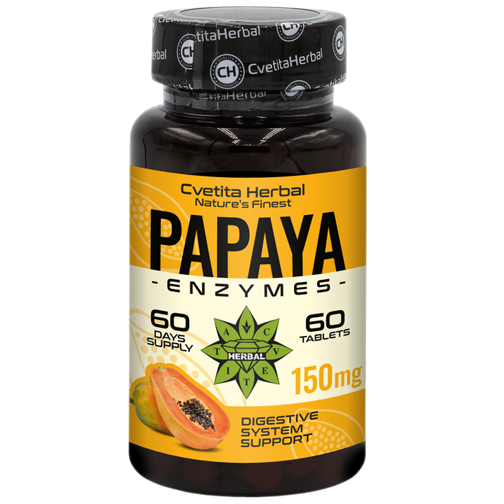 Enzýmy z papáje (60 tabliet x 150 mg)