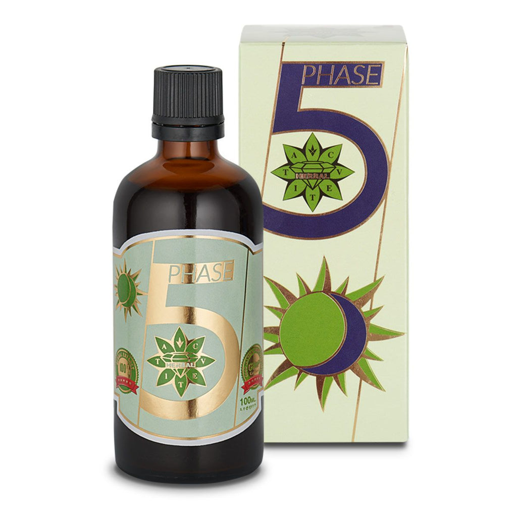 Extrakt z mäty, hlohu, valeriány - Phase 5 (100 ml)
