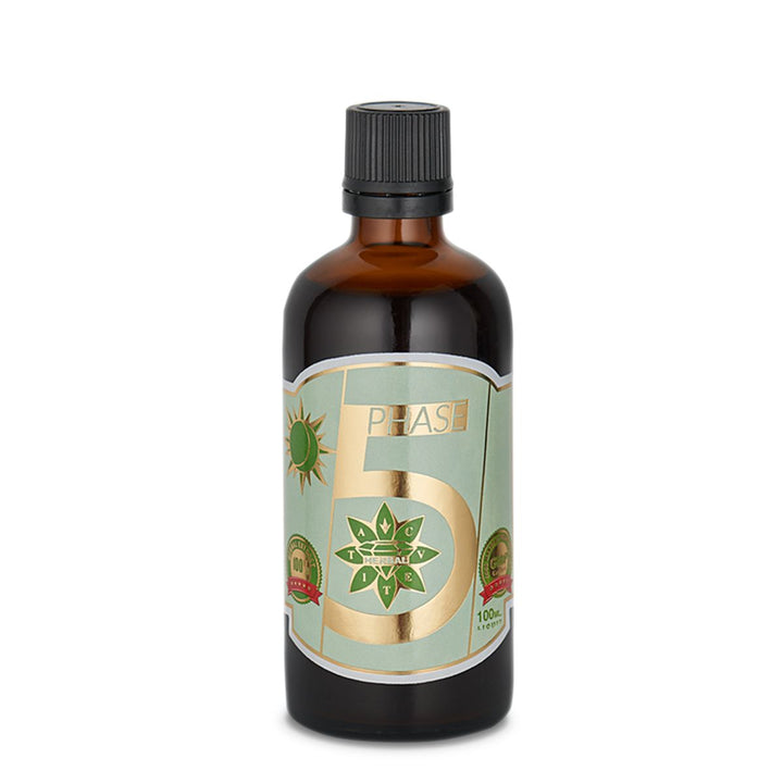 Extrakt z mäty, hlohu, valeriány - Phase 5 (100 ml)
