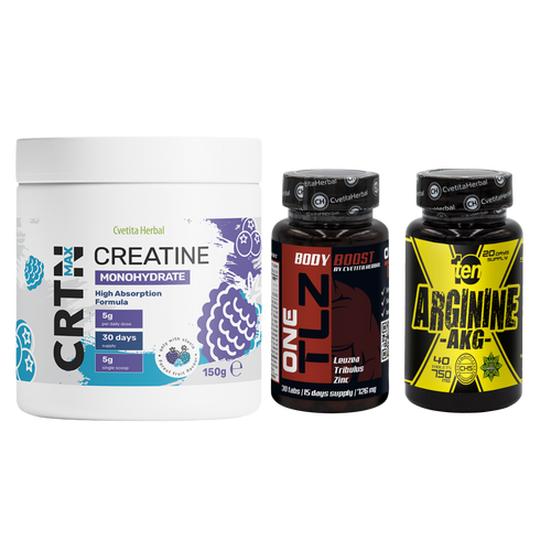 KOMBO BALÍK: TLZ + ARGININE + CRTN MAX