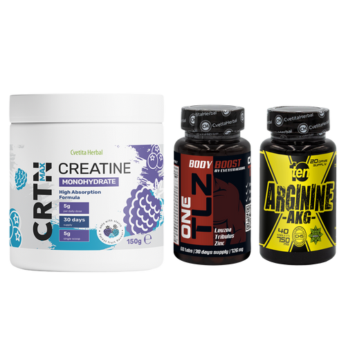 KOMBO BALÍK: TLZ + ARGININE + CRTN MAX
