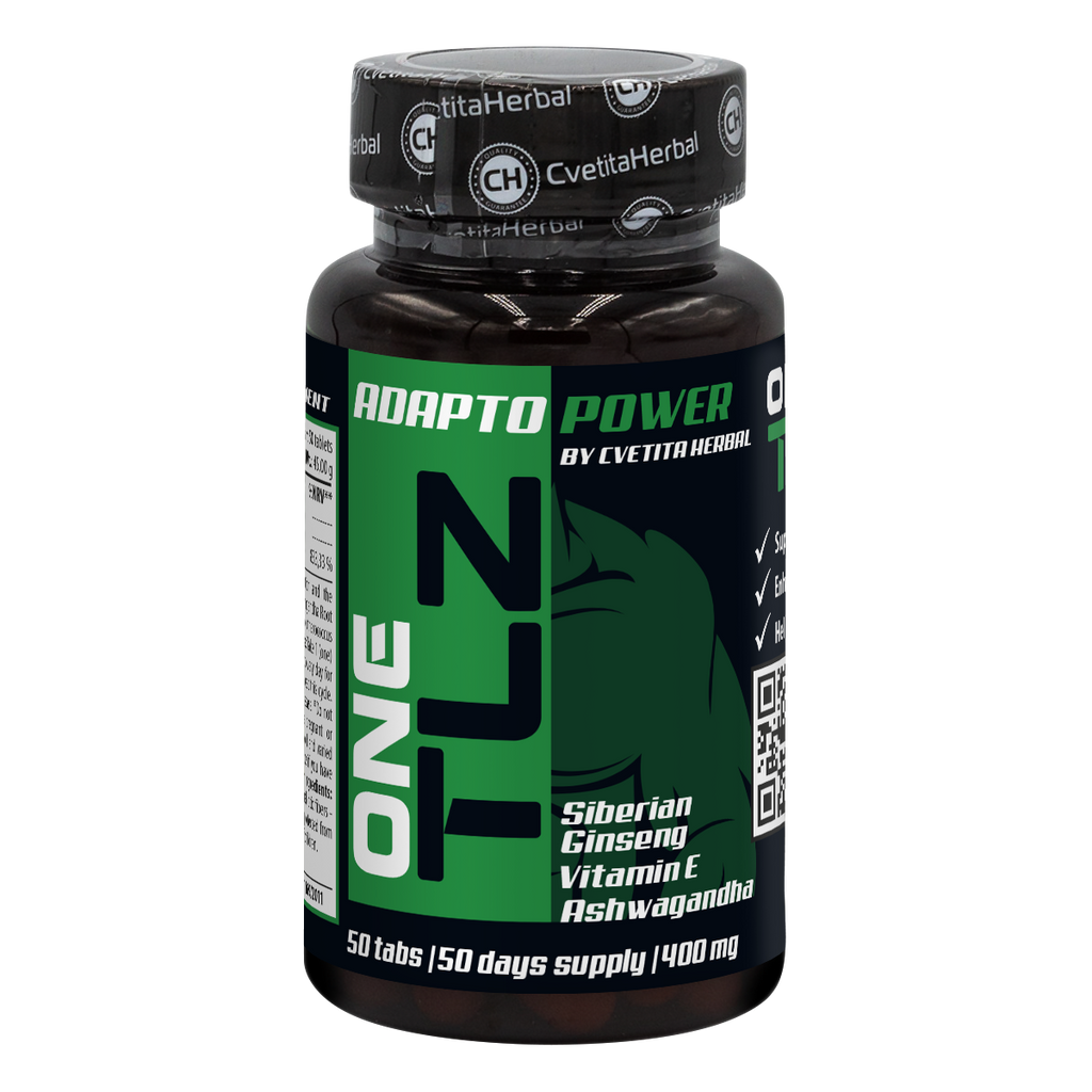 TLZ Adapto Power - Sibírsky žeň-šeň, Ashwagandha, vitamín E (50 tabliet)